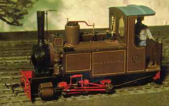 Colin Binnie`s model locomotive Persephone